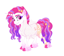 Size: 3883x3404 | Tagged: safe, artist:gigason, imported from derpibooru, oc, oc:forte frenzy, pony, unicorn, female, high res, horn, magical lesbian spawn, mare, offspring, parent:pinkie pie, parent:vinyl scratch, parents:vinylpie, simple background, solo, transparent background