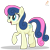 Size: 2060x2060 | Tagged: safe, artist:r4hucksake, imported from derpibooru, bon bon, sweetie drops, pony, open mouth, open smile, simple background, solo, standing on two hooves, transparent background