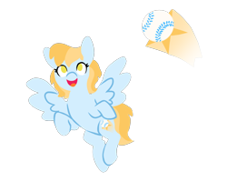 Size: 2500x2000 | Tagged: safe, artist:roseyicywolf, imported from derpibooru, oc, oc only, oc:doozy doo, pegasus, offspring, parent:derpy hooves, parent:flash sentry, parents:derpsentry, solo