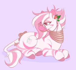 Size: 1384x1289 | Tagged: safe, artist:inou_eyy, imported from derpibooru, oc, oc only, oc:honeoye, zebra, bow, colored eartips, colored hooves, colored stripes, facial markings, female, full body, gift art, glasses, hooves, jewelry, lying down, mare, neck rings, prone, simple background, solo, stripes, tail, tail wrap, zebra oc