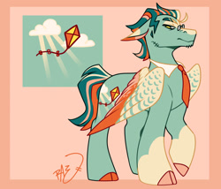 Size: 1280x1098 | Tagged: safe, artist:princessraevinflash, imported from derpibooru, oc, oc only, pegasus, pony, parent:cheerilee, parent:lightning dust, pegasus oc, solo, wings