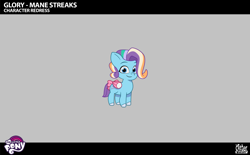 Size: 2304x1432 | Tagged: safe, imported from derpibooru, pegasus, pony, leak, spoiler:g5, spoiler:my little pony: tell your tale, spoiler:tyts02e32, alternate hairstyle, blue coat, bow, colored wings, female, filly, foal, g5, glory (g5), lil critter workshop, looking at you, magic mirror (episode), multicolored mane, my little pony: tell your tale, pippsqueaks, smiling, smiling at you, tail, tail bow, two toned wings, unshorn fetlocks, wings