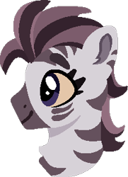 Size: 227x313 | Tagged: safe, artist:alejandrogmj, artist:wasisi, imported from derpibooru, oc, oc:msiba, zebra, base used, bust, female, portrait, simple background, solo, transparent background, zebra oc