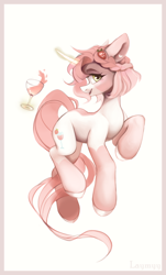 Size: 3408x5632 | Tagged: safe, artist:anazeml, artist:laymy, imported from derpibooru, oc, oc only, oc:strawberry wine, pony, unicorn, horn, solo