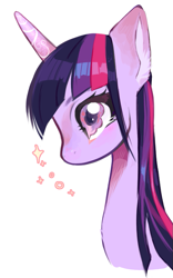 Size: 539x866 | Tagged: safe, artist:calmstate2, imported from derpibooru, twilight sparkle, pony, bust, female, mare, portrait, simple background, solo, white background