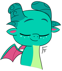 Size: 2317x2663 | Tagged: safe, artist:frownfactory, imported from derpibooru, dragon, eyes closed, g5, male, simple background, solo, sparky sparkeroni, transparent background