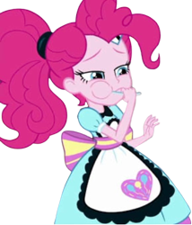 Size: 2160x2520 | Tagged: safe, edit, edited screencap, editor:mrtoonlover83, imported from derpibooru, screencap, pinkie pie, background removed, female, not a vector, server pinkie pie, solo