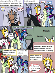 Size: 1413x1865 | Tagged: safe, artist:ask-luciavampire, imported from derpibooru, oc, alicorn, pegasus, pony, undead, unicorn, vampire, vampony, comic, comic page, horn, kingdom hearts, organization xiii, tumblr, xemnas, zexion