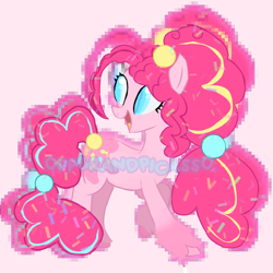 Size: 736x737 | Tagged: safe, imported from derpibooru, pinkie pie, cute, pink, pinkie!!, redesign