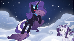 Size: 8620x4841 | Tagged: safe, artist:shootingstarsentry, imported from derpibooru, nightmare rarity, oc, oc:jade, pony, absurd resolution