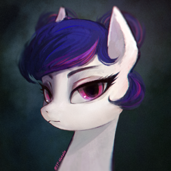 Size: 2000x2000 | Tagged: safe, imported from derpibooru, oc, earth pony, bust, looking at you, portrait, short hair, solo, two toned mane