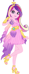 Size: 1818x4500 | Tagged: safe, artist:limedazzle, imported from derpibooru, kotobukiya, princess cadance, equestria girls, clothes, dress, high heels, kotobukiya princess cadance, shoes, simple background, solo, transparent background