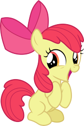 Size: 3000x4492 | Tagged: safe, artist:cloudy glow, imported from derpibooru, apple bloom, earth pony, apple bloom's bow, bow, female, hair bow, solo