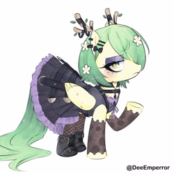 Size: 3150x3150 | Tagged: safe, artist:deeemperror, imported from derpibooru, fluttershy, ceres fauna, hololive