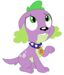 Size: 1900x2221 | Tagged: safe, artist:gmaplay, imported from derpibooru, spike, spike the regular dog, dog, equestria girls, solo, spike the dog