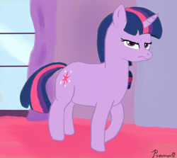 Size: 1512x1347 | Tagged: safe, artist:powman101, imported from derpibooru, twilight sparkle, pony, unicorn, horn, solo