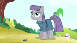 Size: 640x360 | Tagged: safe, imported from derpibooru, screencap, gummy, maud pie, alligator, earth pony, maud pie (episode), female, hub logo, logo, male, my little pony, the hub