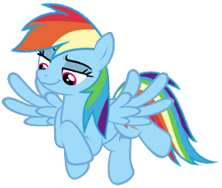 Size: 721x610 | Tagged: safe, artist:noi kincade, imported from derpibooru, rainbow dash, pegasus, faic, female, flying, show accurate, simple background, smug, smugdash, solo, transparent background