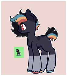 Size: 1500x1700 | Tagged: safe, artist:nawnii, imported from derpibooru, oc, earth pony, pony, pony town, simple background, solo