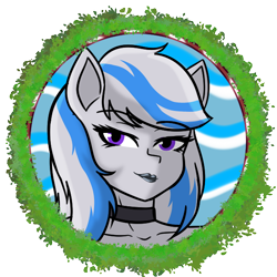 Size: 600x600 | Tagged: safe, artist:creatorworld, oc, oc only, oc:lady lightning strike, anthro, bust, female, solo