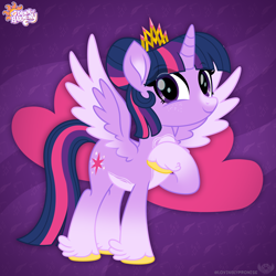 Size: 2000x2000 | Tagged: safe, artist:lovinglypromise, imported from derpibooru, twilight sparkle, alicorn, pony, alternate design, alternate hairstyle, alternate universe, new dawn of harmony, redesign, solo, twilight sparkle (alicorn)