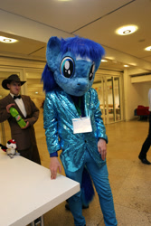 Size: 1824x2736 | Tagged: safe, artist:atalonthedeer, imported from derpibooru, oc, oc:torby, 2015, fursuit, galacon, irl, photo, ponysuit