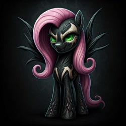 Size: 1024x1024 | Tagged: safe, generator:nightcafe ai, imported from twibooru, fluttershy, ai content, ai generated, crossover, generator:google imagen 3.0, image, needs more jpeg, spawn