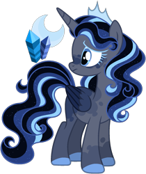 Size: 1331x1581 | Tagged: safe, artist:strawberry-spritz, imported from derpibooru, oc, alicorn, pony, female, mare, offspring, parent:king sombra, parent:princess luna, parents:lumbra, simple background, solo, transparent background