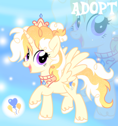 Size: 1280x1364 | Tagged: safe, artist:vi45, imported from derpibooru, oc, alicorn, pony, crown, female, jewelry, mare, regalia, solo