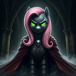 Size: 1024x1024 | Tagged: safe, generator:nightcafe ai, imported from twibooru, fluttershy, ai content, ai generated, crossover, generator:google imagen 3.0, image, needs more jpeg, spawn