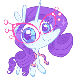 Size: 2048x2048 | Tagged: safe, artist:regenko, imported from derpibooru, rarity, pony, unicorn, glasses, horn, ruler, simple background, solo, transparent background