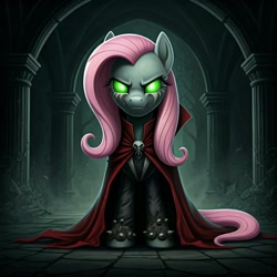 Size: 1024x1024 | Tagged: safe, generator:nightcafe ai, imported from twibooru, fluttershy, ai content, ai generated, crossover, generator:google imagen 3.0, image, needs more jpeg, spawn