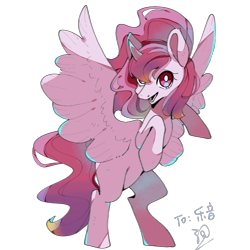 Size: 1440x1440 | Tagged: safe, artist:小音, imported from derpibooru, oc, oc only, alicorn, pony, female, female oc, solo