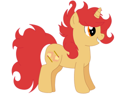 Size: 1032x774 | Tagged: safe, artist:meghan12345, imported from derpibooru, pony, unicorn, battle for dream island, female, horn, mare, match (battle for dream island), ponified, simple background, smiling, solo, transparent background
