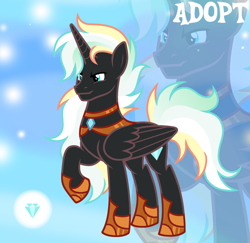 Size: 1280x1242 | Tagged: safe, artist:vi45, imported from derpibooru, oc, alicorn, pony, male, solo, stallion