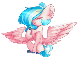 Size: 2803x2140 | Tagged: safe, artist:beeshoneymiik, imported from derpibooru, oc, pegasus, pony, female, mare, simple background, solo, transparent background