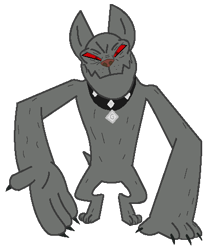 Size: 421x488 | Tagged: safe, artist:railpony, artist:selenaede, artist:taionafan369, editor:railpony, editor:taionafan369, imported from derpibooru, oc, oc only, oc:growler, diamond dog, dog, series:the chronicles of nyx, series:the next generation, series:the nyxian alliance, base artist:selenaede, base used, base:selenaede, collar, diamond dog oc, dog tags, dogified, growler, house robot, housebot, male, male oc, recolor, red eyes, robot wars, simple background, solo, solo male, species swap, transparent background