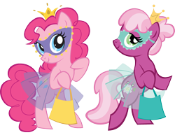 Size: 2048x1583 | Tagged: safe, imported from derpibooru, cheerilee, pinkie pie, earth pony, pony, bipedal, female, stock vector, zazzle