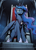 Size: 832x1152 | Tagged: safe, imported from twibooru, princess luna, alicorn, pony, ai content, ai generated, female, from below, generator:pony diffusion v6 xl, horn, image, png, prompter:craft, solo, solo female, throne, throne room, wings