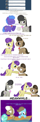 Size: 1280x3898 | Tagged: safe, artist:erthilo, imported from derpibooru, beauty brass, concerto, fiddlesticks, frederic horseshoepin, lyra heartstrings, octavia melody, parish nandermane, earth pony, pony, sea pony, unicorn, ask octavia, apple family member, ask, bowtie, female, horn, male, mare, ocean, stallion, symphony song, tumblr, water