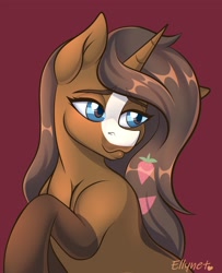 Size: 1664x2048 | Tagged: safe, artist:ellynet, oc, oc only, pony, bust, female, mare, solo