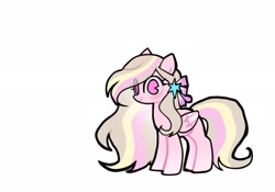 Size: 2048x1433 | Tagged: safe, artist:petaltwinkle, imported from derpibooru, oc, oc:petal twinkle, pegasus, pony, female, mare, simple background, solo, white background