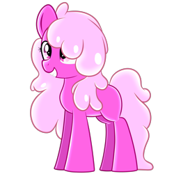 Size: 5000x5000 | Tagged: safe, artist:trackheadtherobopony, imported from derpibooru, oc, oc:creamy rose, goo, goo pony, original species, show accurate, simple background, solo, transparent background
