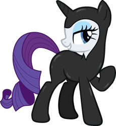 Size: 1015x1104 | Tagged: safe, artist:stephen-fisher, imported from derpibooru, rarity, pony, unicorn, catsuit, female, horn, simple background, solo, spy suit, transparent background, vector