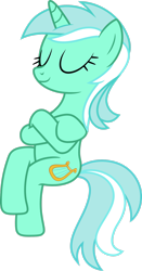 Size: 1280x2441 | Tagged: safe, artist:geometrymathalgebra, imported from derpibooru, lyra heartstrings, pony, unicorn, .svg available, eyes closed, female, horn, mare, simple background, sitting, solo, transparent background, vector