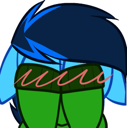 Size: 537x541 | Tagged: safe, artist:mxiiisy, imported from derpibooru, oc, oc only, oc:cobalt chaser, pegasus, pony, blue coat, blue mane, blush lines, blushing, clothes, digital art, emotes, floppy ears, hiding face, hoodie, jacket, male, pegasus oc, simple background, solo, sweater, transparent background, wings