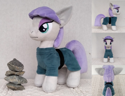 Size: 5480x4185 | Tagged: safe, artist:azdaracylius, imported from derpibooru, maud pie, pony, absurd resolution, irl, photo, plushie, solo, stone