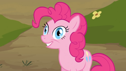 Size: 1920x1080 | Tagged: safe, screencap, pinkie pie, earth pony, too many pinkie pies, clone, derp, pinkie clone, sweat