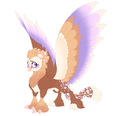 Size: 7500x7200 | Tagged: safe, artist:gigason, imported from derpibooru, oc, oc only, oc:eros, griffon, absurd resolution, colored wings, male, multicolored wings, simple background, solo, transparent background, wings