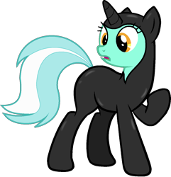Size: 1022x1062 | Tagged: safe, artist:stephen-fisher, imported from derpibooru, lyra heartstrings, unicorn, catsuit, female, horn, simple background, solo, spy suit, transparent background, vector